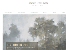 Tablet Screenshot of anneneilsonfineart.com